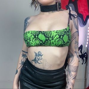 Snake Bikini Top
